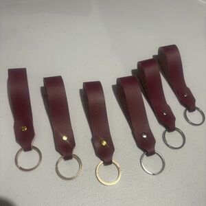 FREE WITH ALL ORDERS: Berry Faux Leather Keychain